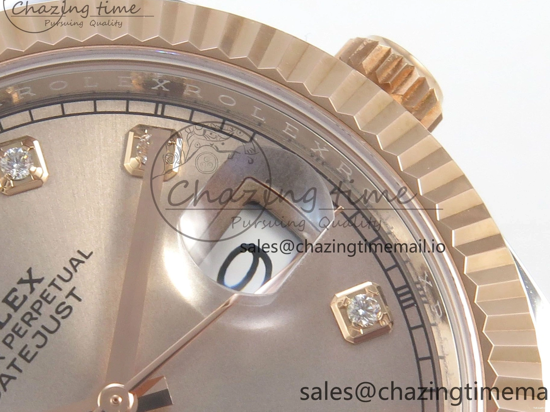 (Weighted) ARF Jubilee RG Best SH3235 SS 126331 Edition 1:1 Dial 41 RG Diaomonds DateJust on Bracelet 0522